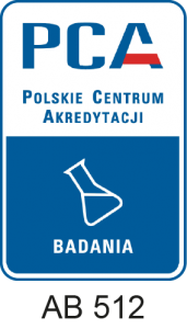 Znak akredytacji PCA dla Centralnego Laboratorium