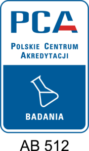 Znak akredytacji PCA nr AB 512
